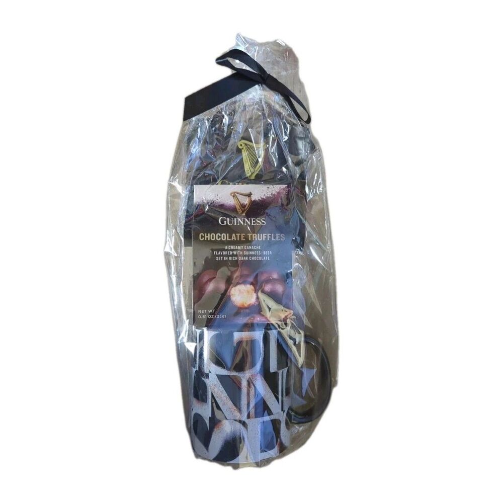 GUINNESS Dark Chocolate Creamy Ganache Truffles 232 Coffee Bag & Mug Gift Set
